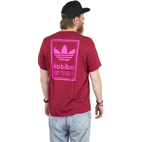 adidas t shirt weinrot herren|Weinrot · T .